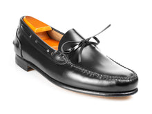 Load image into Gallery viewer, Laces Black Mocassinis